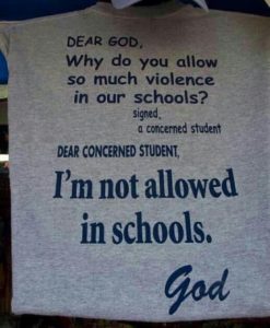 gods role in school shootings